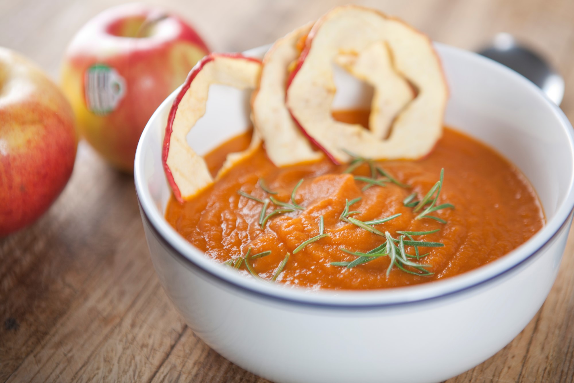 Apple Vegetable Soup with Rosemary